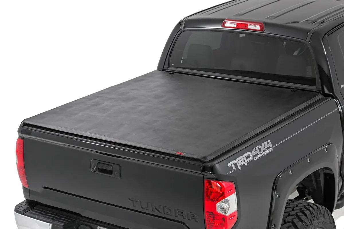 41419650A  -  Soft Tri-Fold Bed Cover - 6'7" Bed - Toyota Tundra 2Wd/4Wd (2007-2025) 1