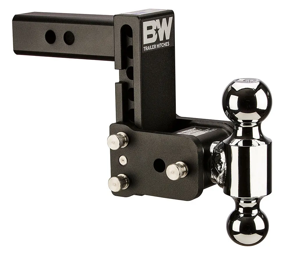 Ts10038b  -  B&W Tow And Stow Dual Ball 2" Adj Ball Mount 5" Drop/5-1/2" Rise, Black 1