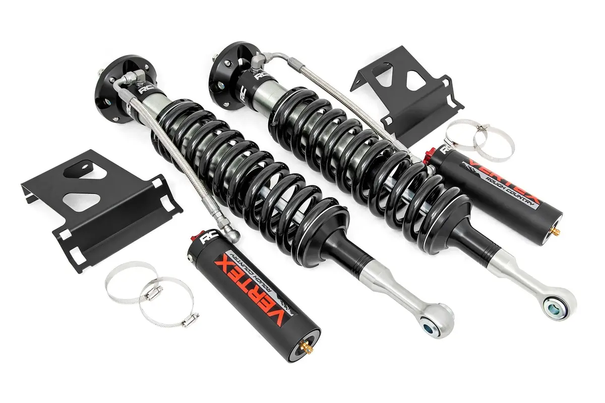 689034  -  Vertex 2.5 Adjustable Coilovers - Front - 3.5" - Toyota Tundra 4Wd (07-21) 1