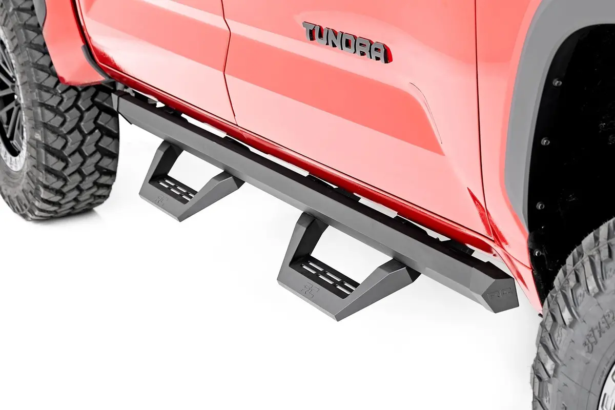 71070  -  Srx2 Adj Aluminum Steps - Crewmax - Toyota Tundra 2Wd/4Wd (2022-2025) 1