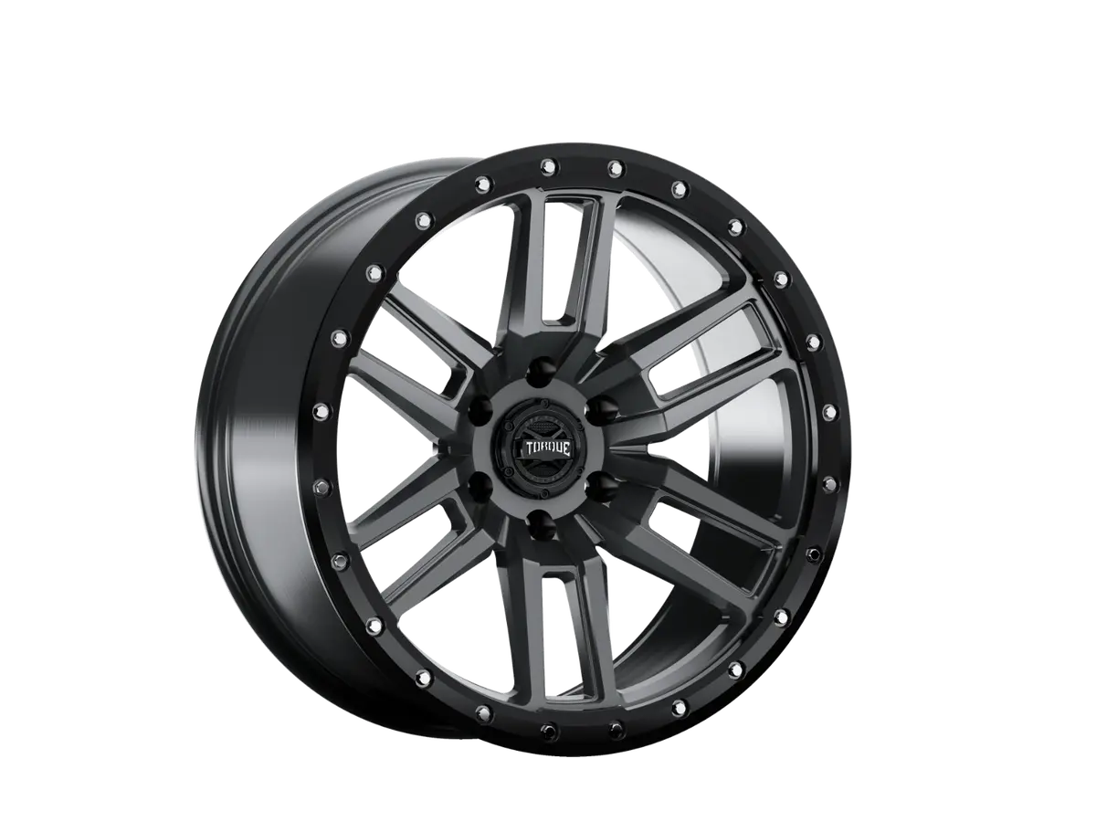 Tw411c-20903612-12  -  Torque Pritchett/Anthracite W/Black Lip/20X9/6X135/-12Mm 1