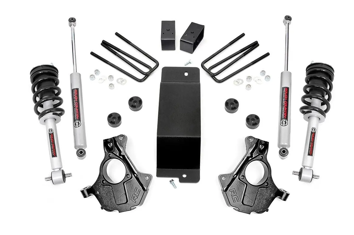 11932  -  3.5 Inch Lift Kit - Cast Steel Lca- N3 Strut - Chevy/Gmc 1500 (07-13) 1
