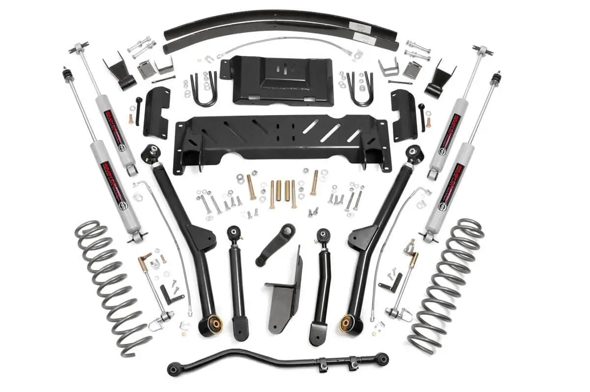 68922 - 4.5 Inch Lift Kit - Long Arm - Rr Aal - Np231 - Jeep Cherokee Xj 4Wd (84-01) 1