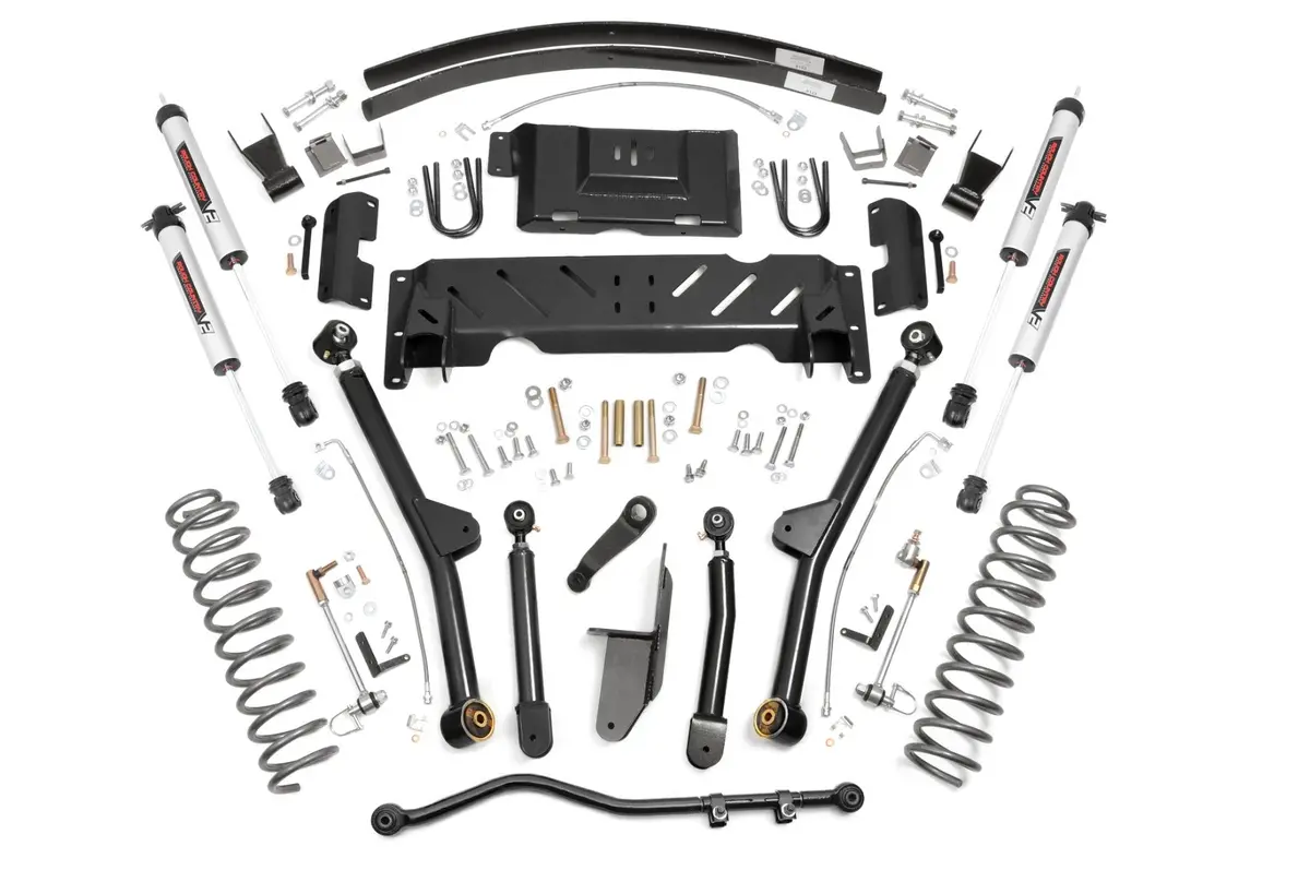 68970 - 4.5 Inch Lift Kit - Long Arm - Rr Aal - Np231 - V2 - Jeep Cherokee Xj (84-01) 1