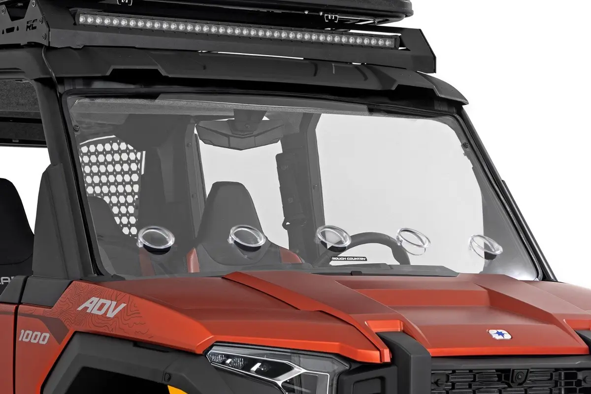 98202410  -  Vented Full Windshield - Scratch Resistant - Polaris Xpedition Xp 5 1