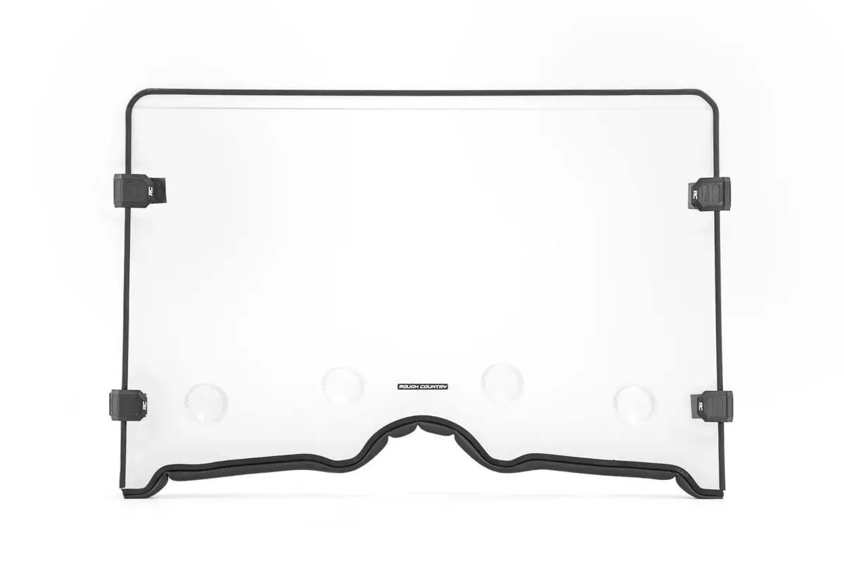 98241240  -  Vented Full Windshield - Scratch Resistant - Yamaha Rhino 660/Rhino 700 1