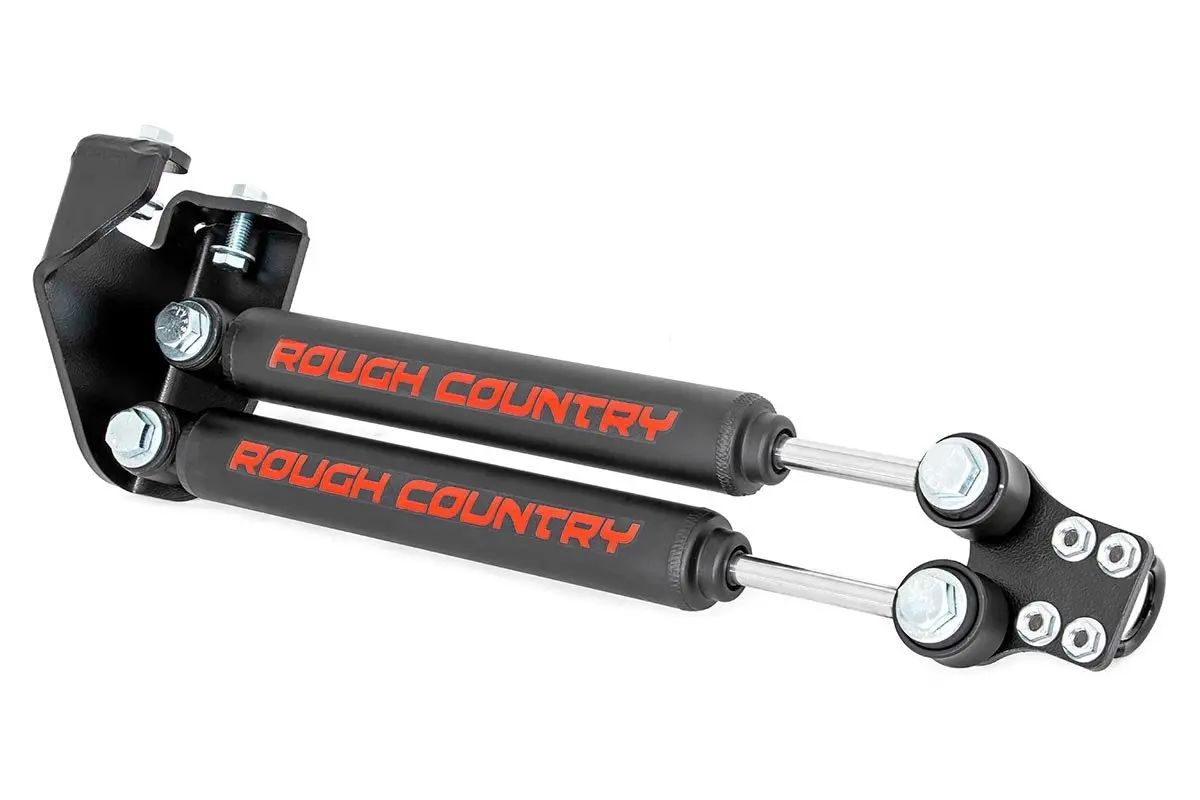 87307  -  Dual Steering Stabilizer - 4-6.5 Inch Lift - Jeep Wrangler Yj 4Wd (1987-1995) 1