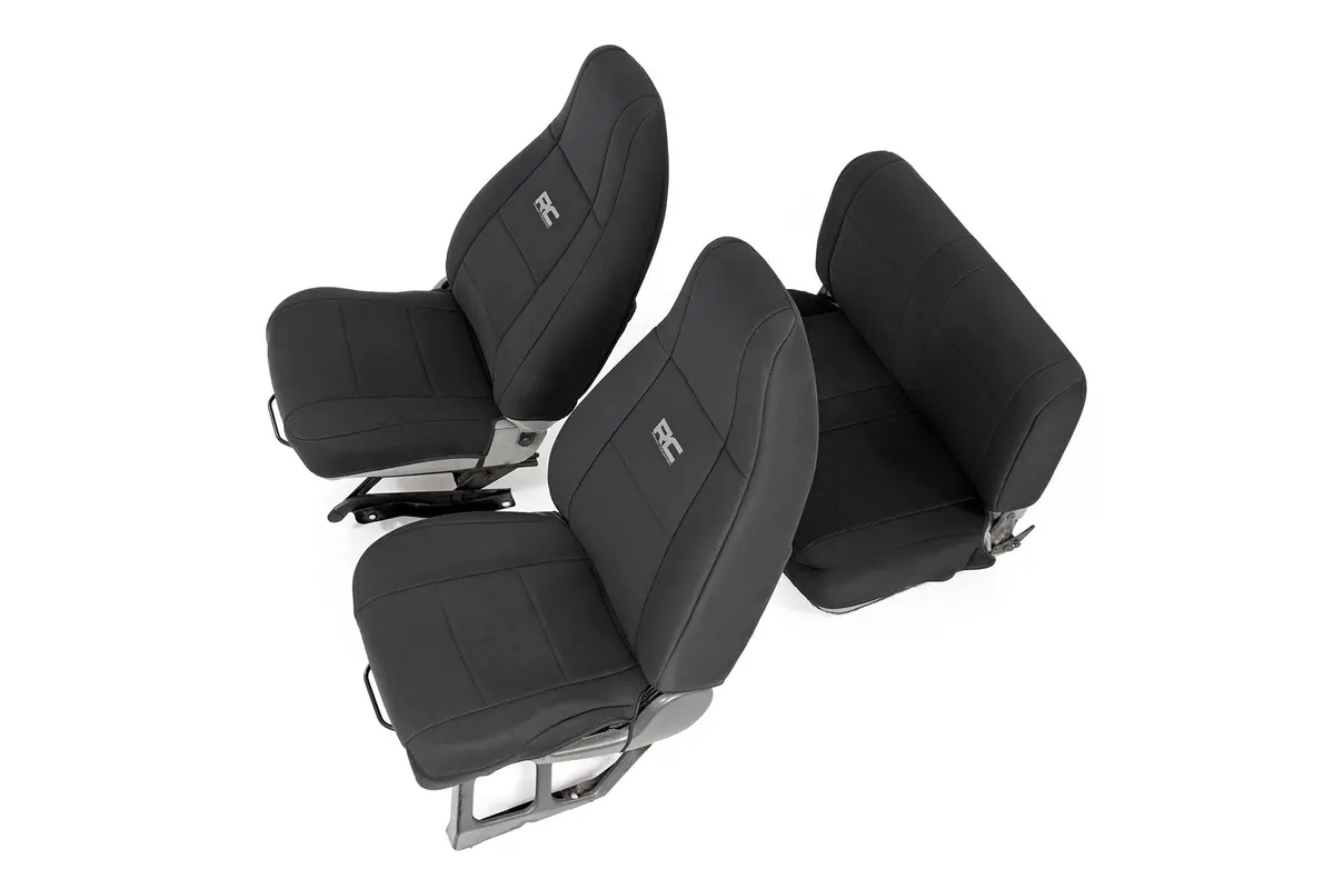 91008  -  Seat Covers - Front And Rear - Jeep Wrangler Yj 4Wd (1987-1990) 1
