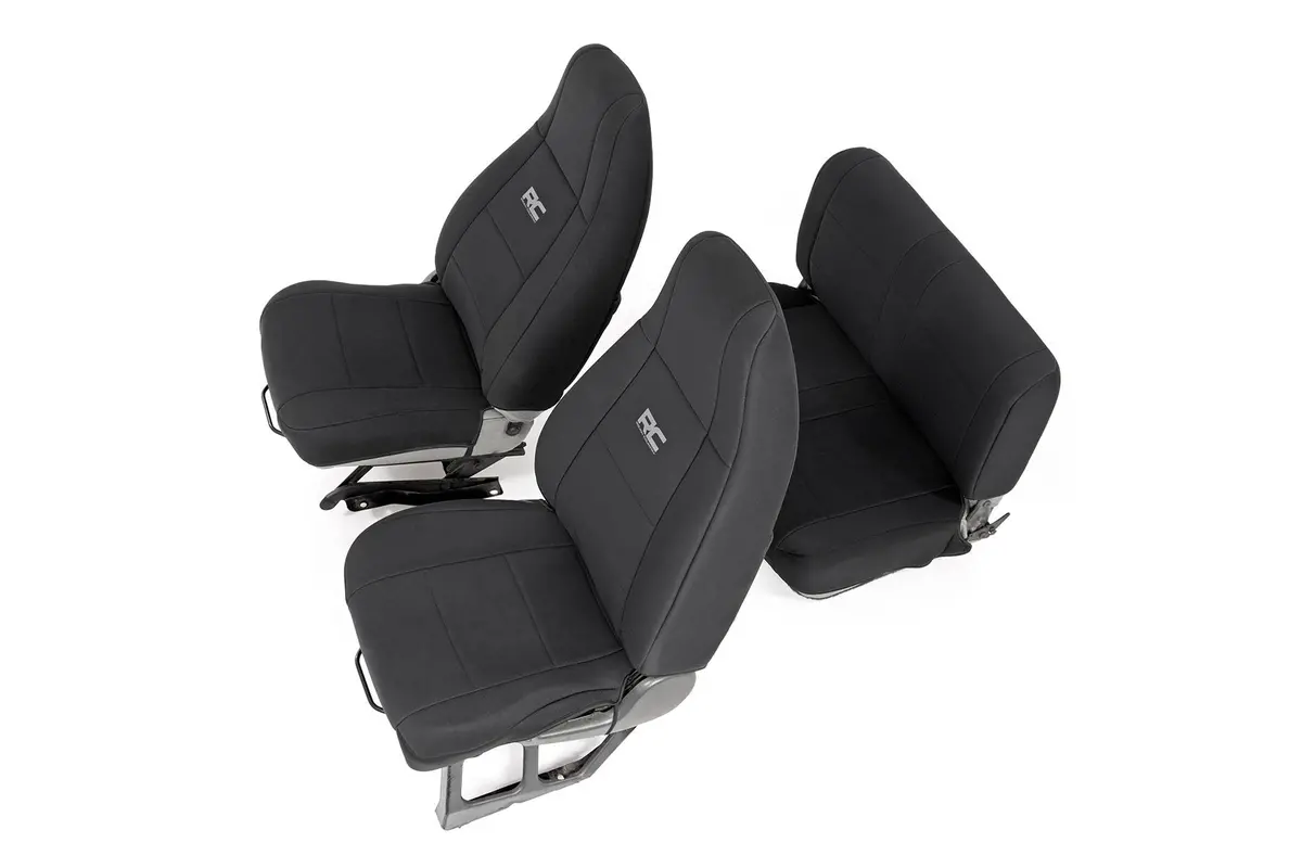 91009  -  Seat Covers - Front And Rear - Jeep Wrangler Yj 4Wd (1991-1995) 1