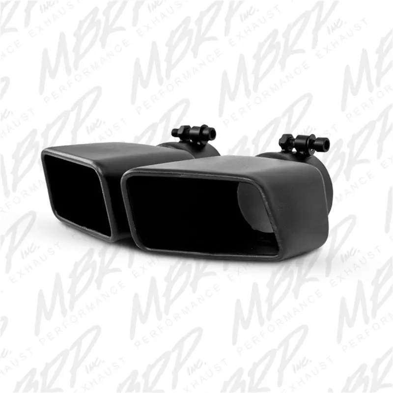 Mbrp Universal Black Rectangular Exhaust Tip – 4.75” X 3”, Angled Cut, 3” Inlet 1