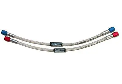 Russell Performance -3 An Pre-Made Nitrous Or Fuel Line — 10-Inch Length, Stainless Braided 1