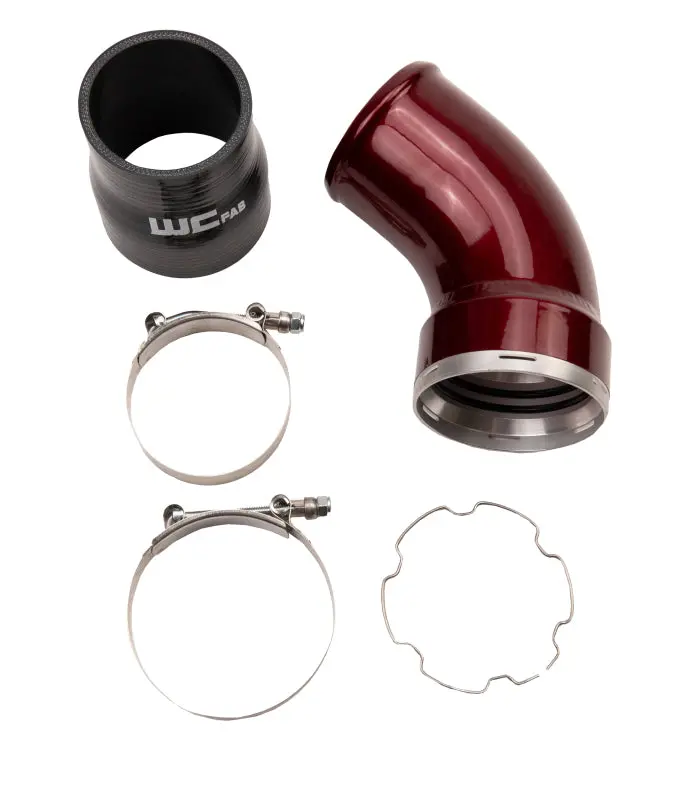 Wehrli Gunmetal Intercooler Outlet Elbow Kit For 2006–2010 Duramax Lbz/Lmm Diesel Engines 1