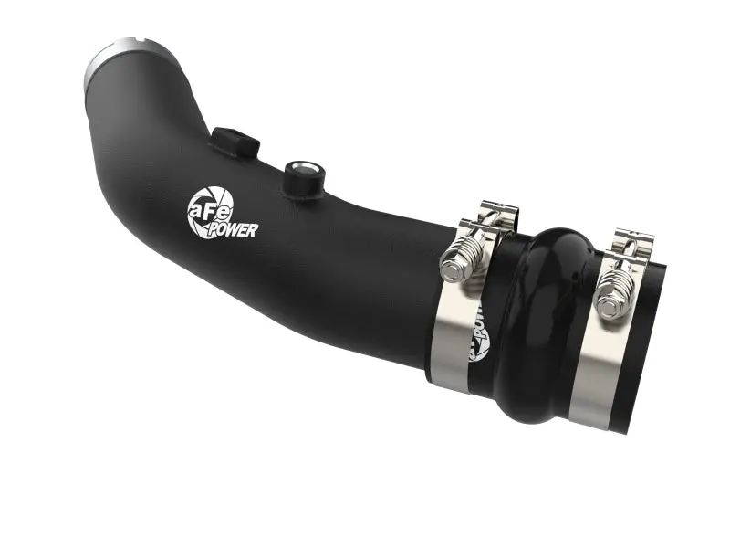 Afe Bladerunner Hot Charge Pipe For 2023–2024 Ford F-250/F-350 Super Duty (6.7L V8) — 3-Inch Aluminum, Black Finish 1