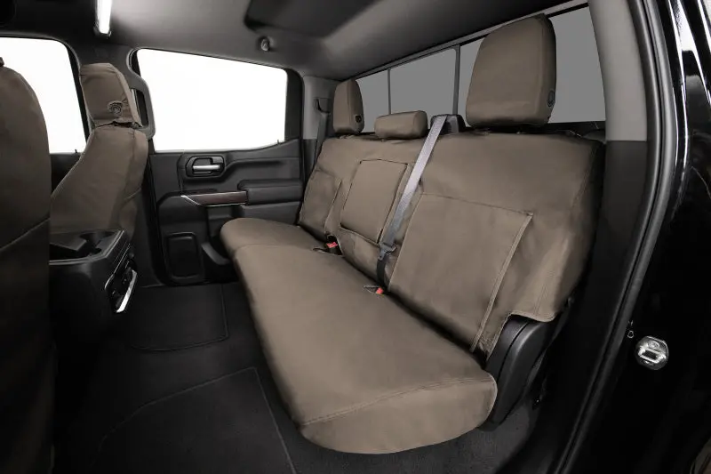 Covercraft Waterproof Polyester Seat Covers For 1997–2001 Ford F-150 – Custom-Fit Front Row, Taupe 1