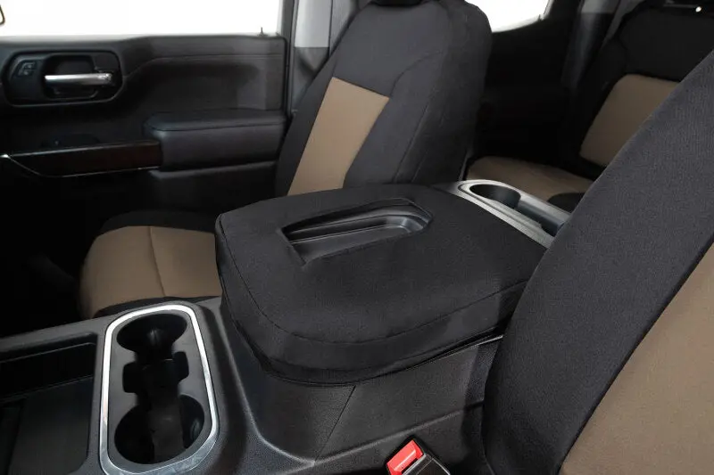 Covercraft Endura Precisionfit Front Row Seat Covers For 2019–2024 Subaru Forester – Tan/Black 1
