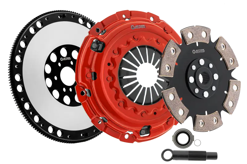Action Clutch Stage 4 Performance Clutch Kit With Lightweight Flywheel For 1999–2004 Vw Beetle Tdi & 1.8L Turbo Fwd (1Md) 1