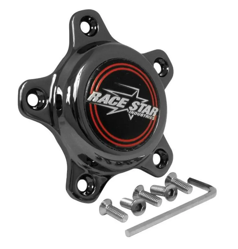 Race Star 5 Lug Cap Short Plastic Dark Star (Incl. Medallion & Screws) 1