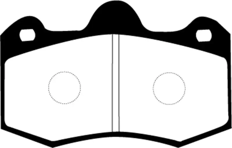 Ebc Yellowstuff Rear Brake Pads – High-Performance Compound For 2011+ Mclaren Mp4-12C 3.8L Twin-Turbo 1