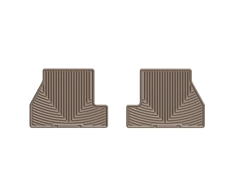 Weathertech Rear Floor Mats – Heavy-Duty Rubber Liners For 2012+ Ford Focus (Tan) 1