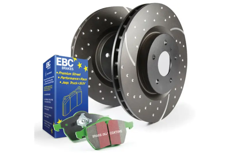 Ebc Greenstuff Brake Pad & Gd Series Rotor Kit (S3 System) 1