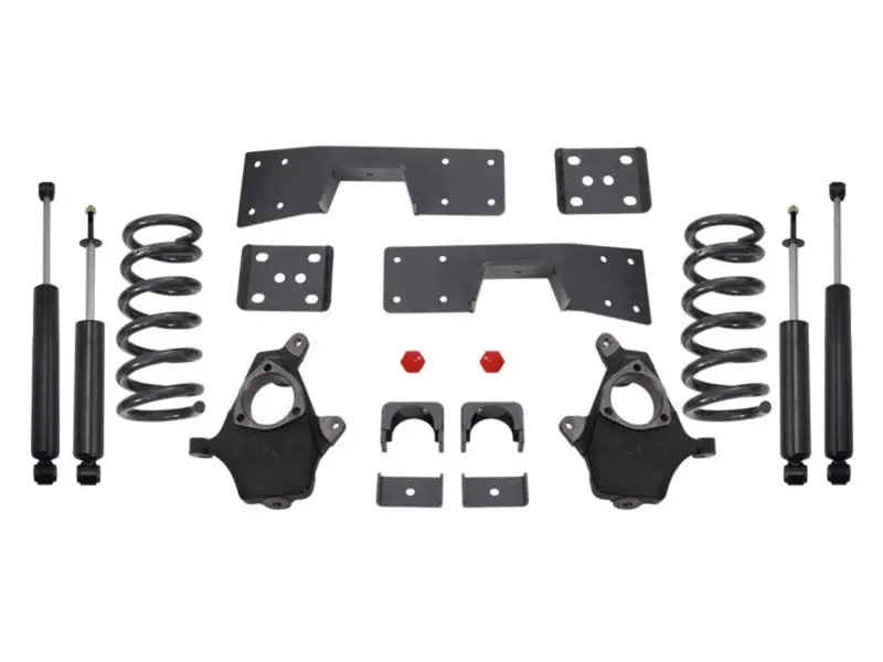 Maxtrac 3-Inch Front / 5-Inch Rear Lowering Spindle Kit For 1999–2006 Gm C1500 2Wd V8 Trucks 1
