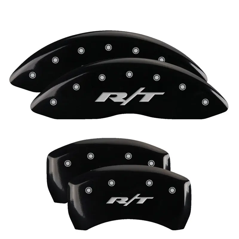 Mgp Rt1 Engraved Caliper Covers – Four-Piece Set With Black Finish And Silver Accent Lettering For Trucks 1