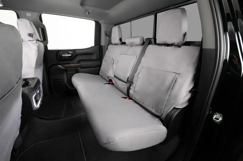 Covercraft Polycotton Seat Covers For 2019–2024 Ford F-250 Second Row – Grey 1
