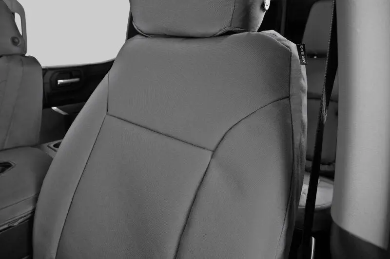 Covercraft Endura Precisionfit Second Row Seat Covers For 2020–2024 Jeep Gladiator – Silver/Silver 1