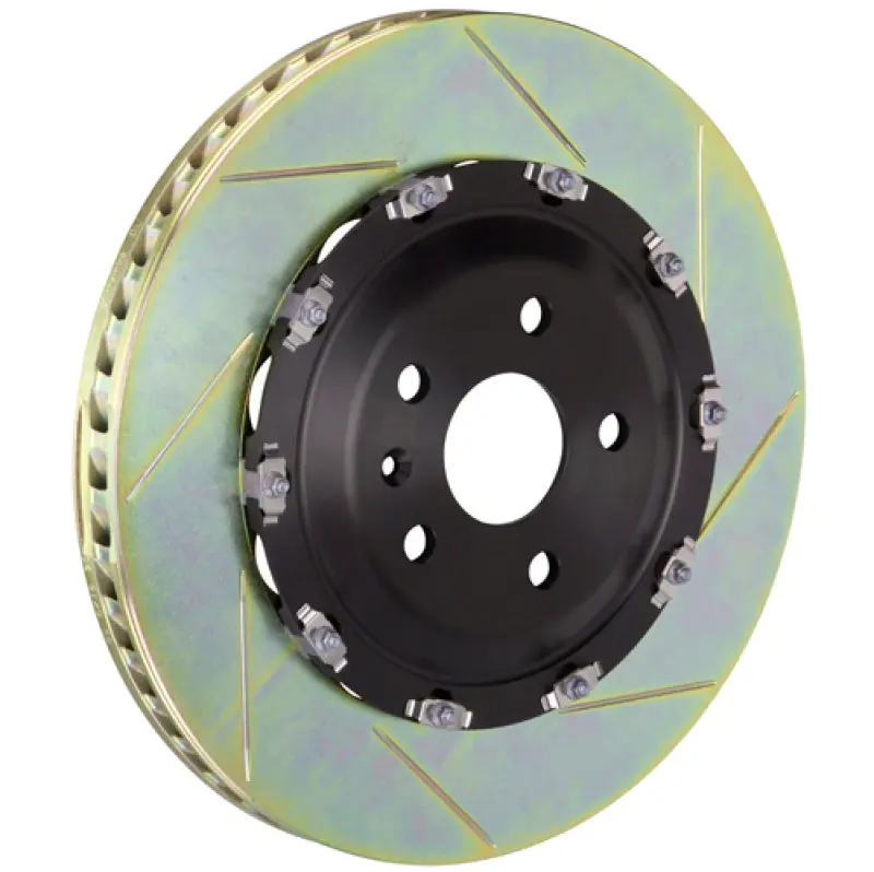 Brembo Two-Piece Front Brake Rotors For Audi R8 (2008–2016) – 365X34Mm Slotted, Type 1 Design 1