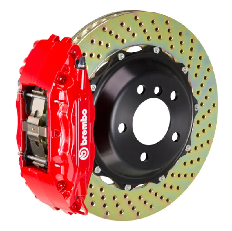 Brembo Gt Big Brake Kit – Front 4-Piston Calipers With Drilled 355×32Mm Two-Piece Rotors For Porsche 996 (1999–2004) & 997.1 (2006–2008) 1