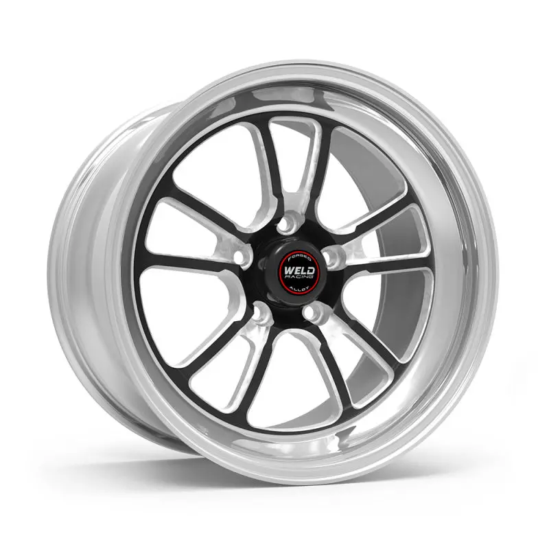Weld S70 Rt-S Performance Wheel – 17X10", 5X114.3 Bolt Pattern, 7.8" Backspacing, Black Center / Polished Lip 1