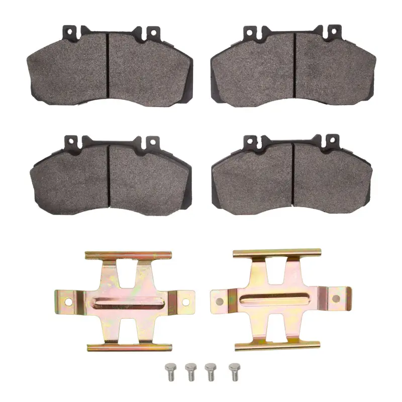 R1 Semi-Metallic Brake Pad & Hardware Kit For 2005–2012 Hino 145 Front And Rear Axles 1