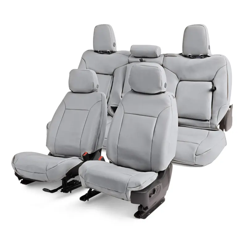 Covercraft 07-13 Acura Mdx Leatherette Precisionfit Custom Front Row Seat Covers - Lt Grey 1