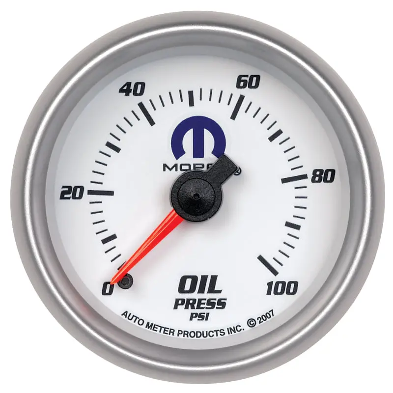 Autometer Mopar 52Mm 0-100 Psi Oil Pressure Gauge 1