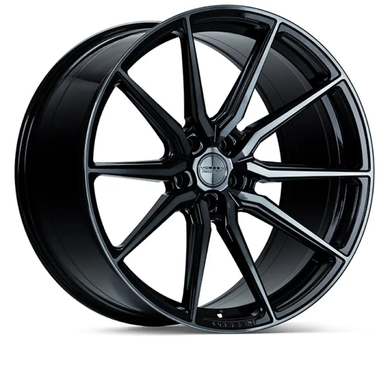 Vossen Hf-3 21X10.5 Inch Gloss Black Forged Wheel — 5X112 Fitment, Et42 Offset, Deep Concave Face 1