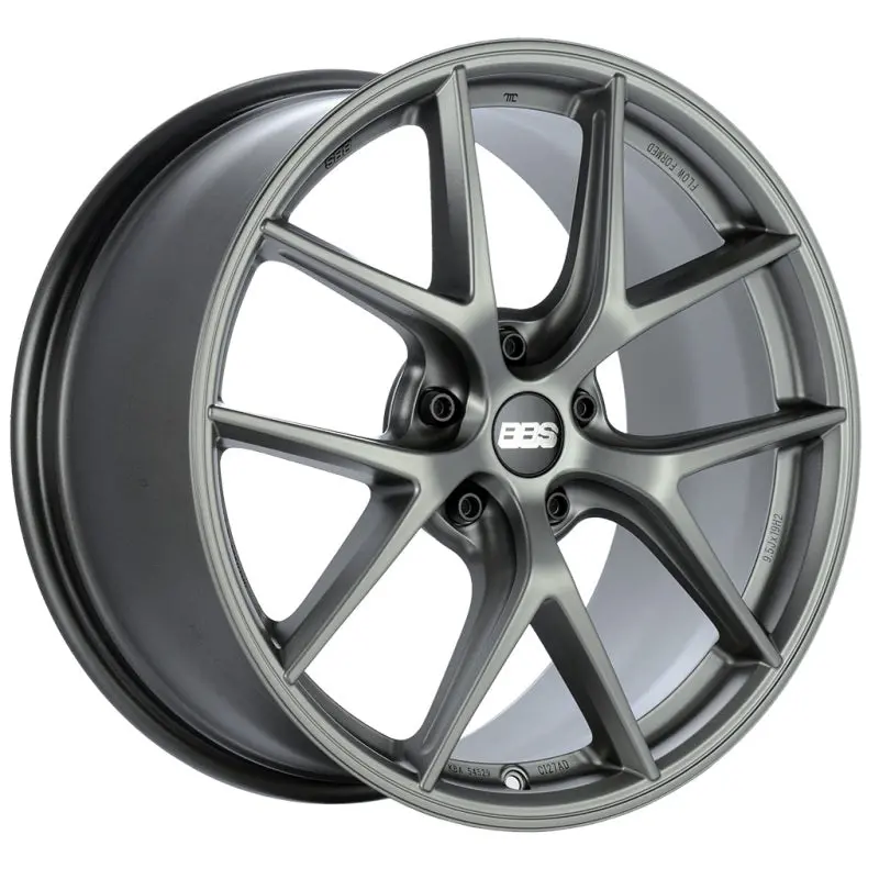 Bbs Ci-R Forged Alloy Wheel — 20X8", Et59, Satin Platinum Finish 1
