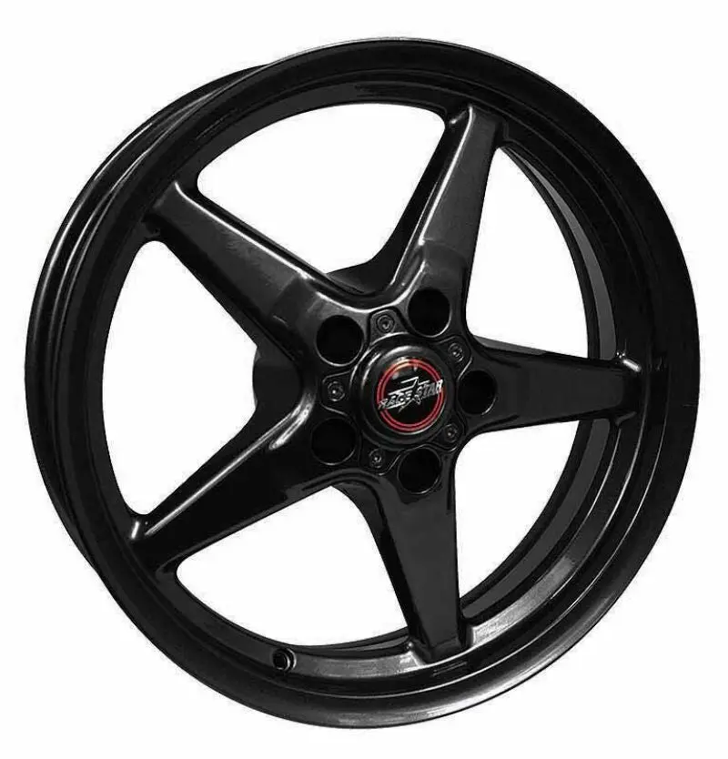 Race Star Drag Star 18X10.5" Black Racing Wheel – 5X4.5" Bolt Circle, 7.63" Backspace 1