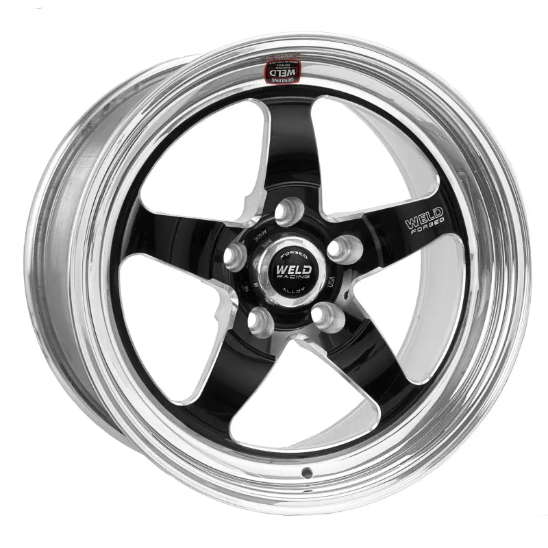Weld Racing S71 Non-Beadlock Wheel – 18X5", 5X120Mm Bolt Pattern, 2.1" Backspace, High Pad Black Finish 1