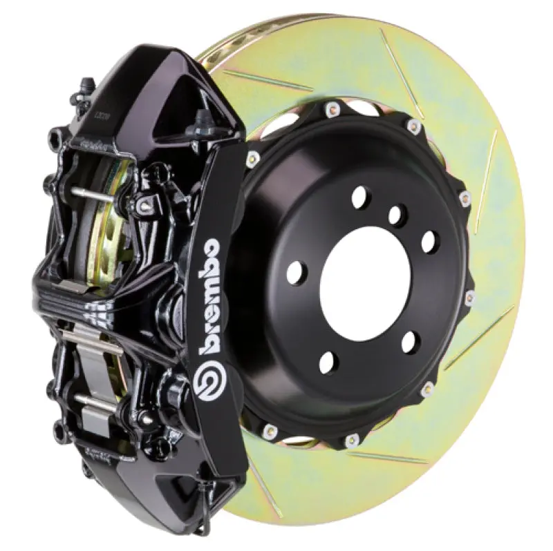 Brembo Front Gt Big Brake Kit For 1984–1987 Ferrari Testarossa — 6-Piston Calipers, 380X32Mm Slotted Two-Piece Rotors (Black Finish) 1