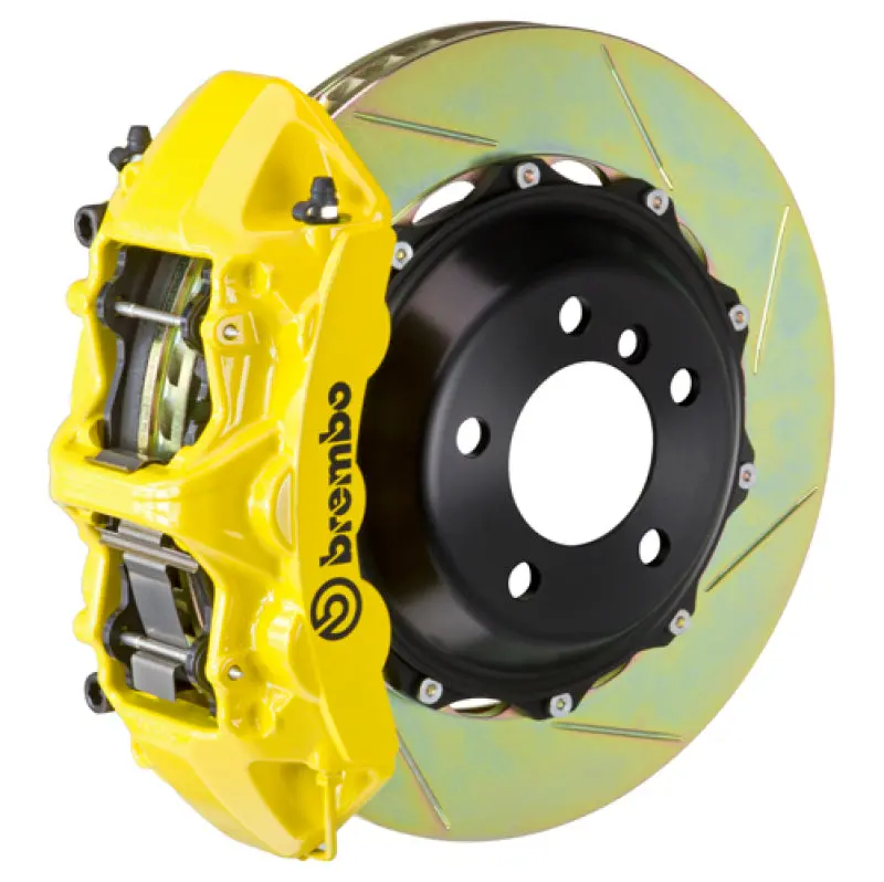 Brembo Gt Big Brake Kit For 1994–2004 Sn95 Mustang – Front, 6-Piston Calipers, 355×32Mm Slotted Rotors 1