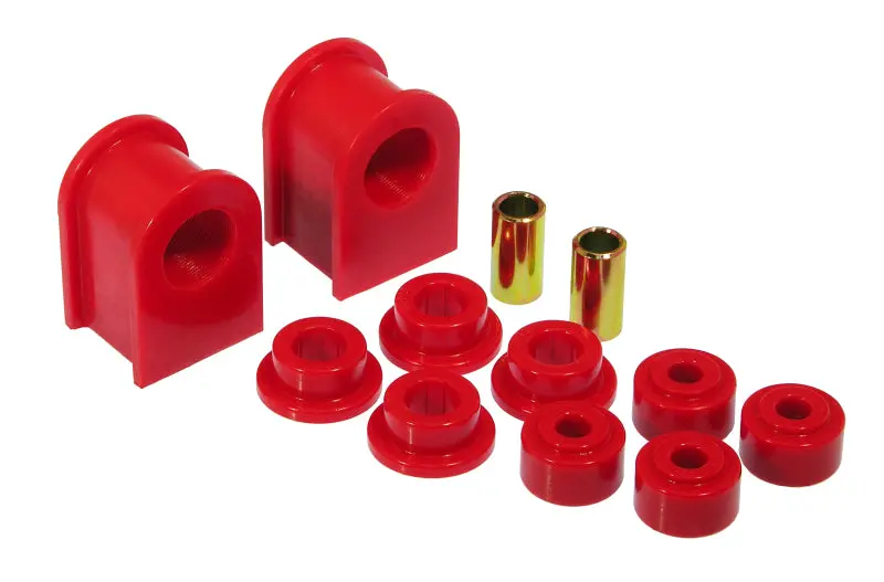 Prothane Red Polyurethane Bushing Kit – 1-1/8" Diameter For Ford Trucks With 2.5" Frame Rails (Stud-To-Eye End Links) 1