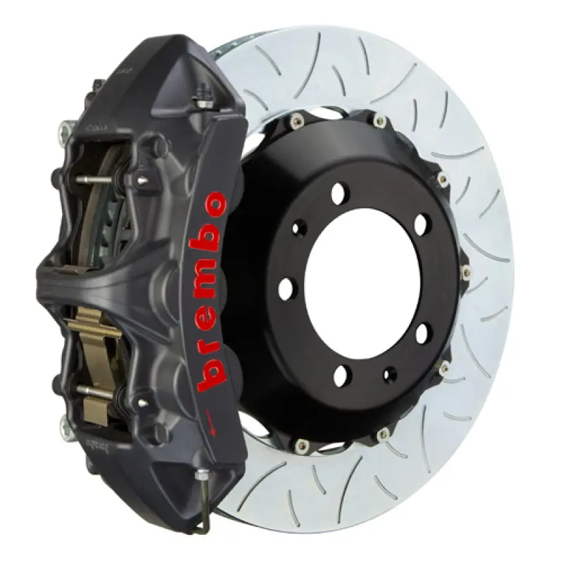 Brembo Gts Big Brake Kit – Front Slotted Rotors & 6-Piston Calipers For 1999–2007 Mitsubishi Lancer Evolution Vi–Ix 1