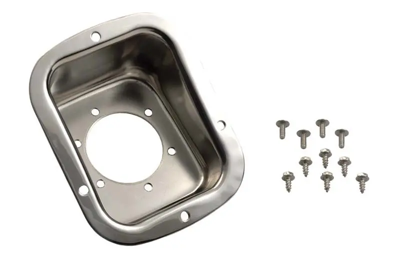 Kentrol Polished Silver Gas Filler Neck For 1978–1995 Jeep Cj & Yj Wrangler Models 1
