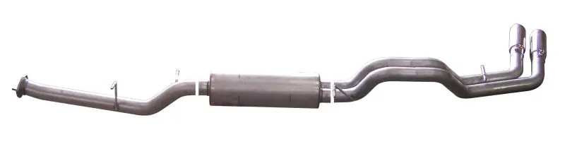 Gibson Stainless Steel Cat-Back Dual Exhaust System For 2007–2010 Chevrolet Silverado 2500 Hd Lt 6.0L 1