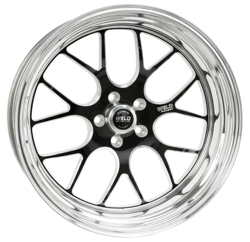 Weld S77 20X7 / 5X4.5 Bp / 4.3In. Bs Black Wheel (High Pad) - Non-Beadlock 1