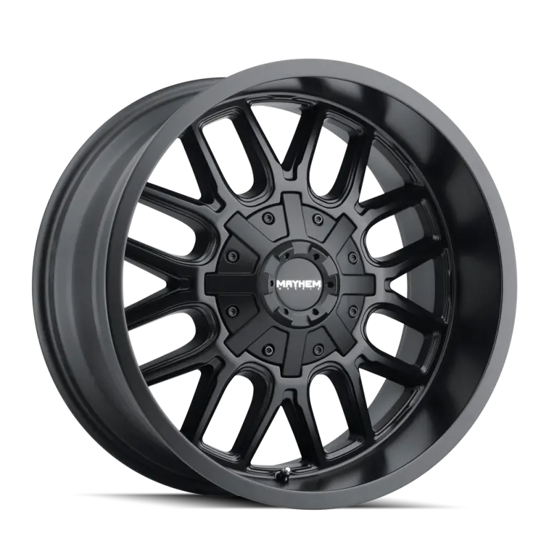 Mayhem Cogent Matte Black 20X9 Wheel – 8X165.1 Bolt Pattern, Zero Offset 1