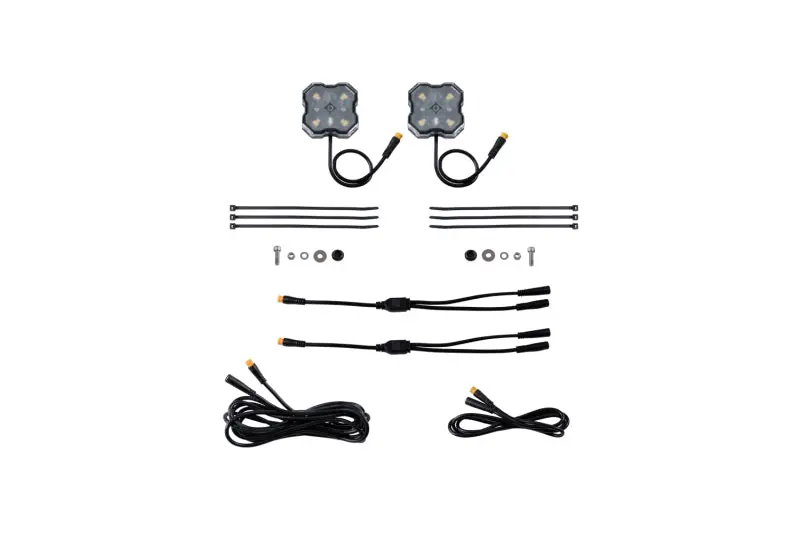 Diode Dynamics Stage Series White Diffused Led Rock Lights – M8 Mount, 2-Pack 1