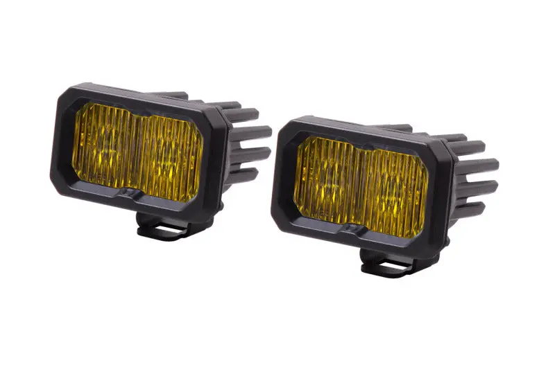 Diode Dynamics Stage Series 2 In Led Pod Sport - Yellow Fog Standard Abl (Pair) 1
