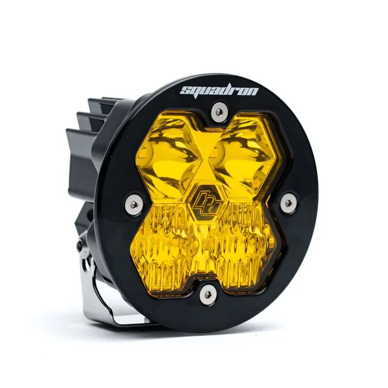 Baja Designs Squadron-R 2.0 Sport Led Driving/Combo (Single Light) - Baja Amber 1