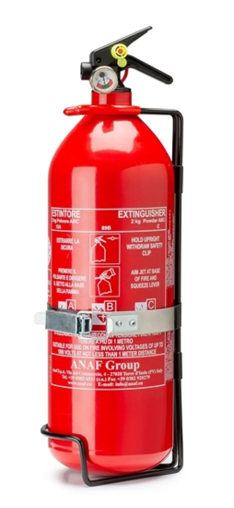 Sparco 2-Liter Steel Handheld Fire Extinguisher – Dot-Approved 1